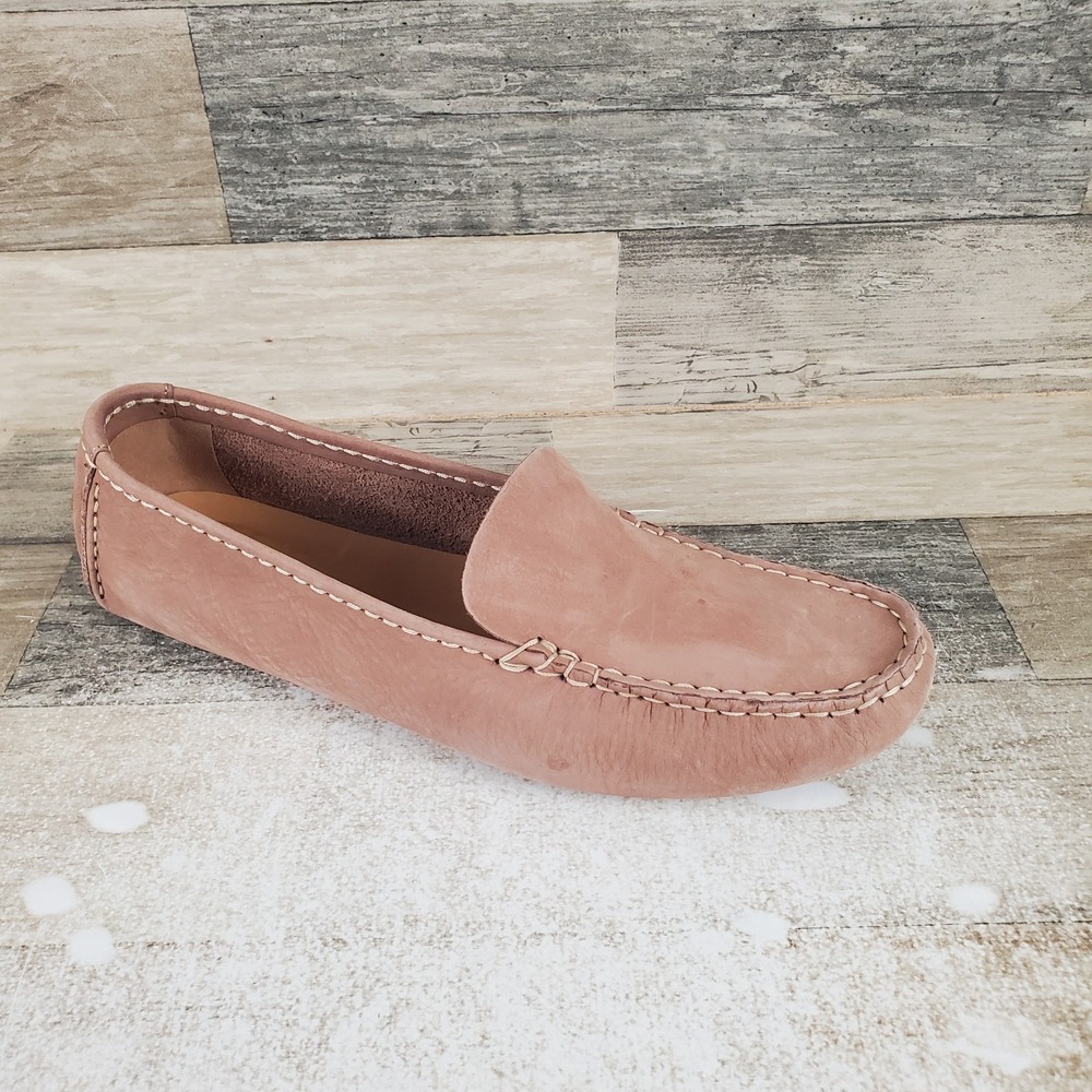 Sperry Port Womens Driver Loafers Sz 10 Tan Bronzer Leather Slip On Shoes